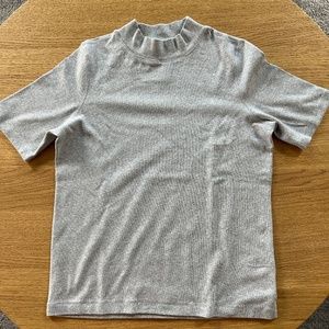 Women's DKNY High Neck Active Sport Shirt Size Large